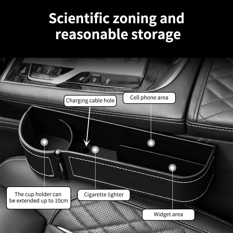 Universal Multifunctio<i></i>nal Car Seat Gap Organizer Storage Box - Auto Interior Accessories